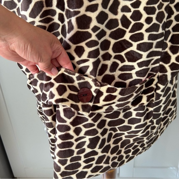 Susan Graver Style Womens 2X Fleece Vest Animal Print Office Work Fall - Picture 3 of 8